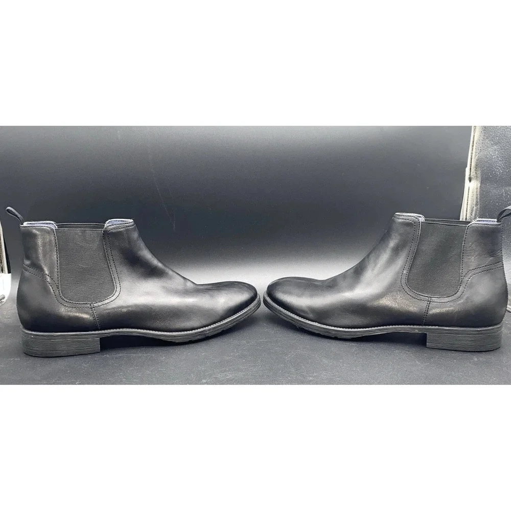 Gordon‎ Rush Men's Cardiff Black Leather Chelsea Boots NIB Sz US 11 $245 Retail